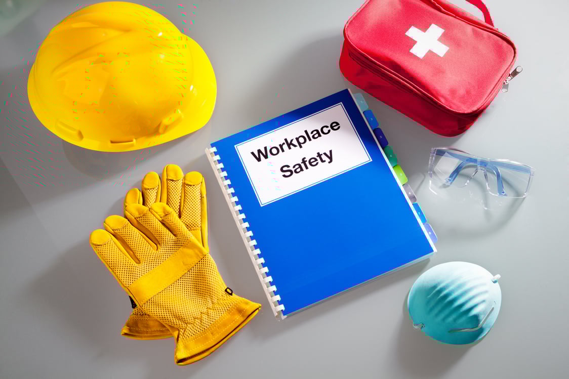 Workplace Safety Handbook Manual and Occupational Equipment for Work Training